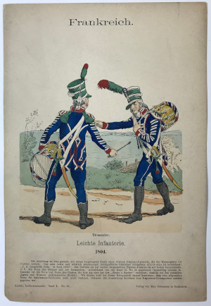 Knotel, Uniformenkunde, Band X, No 31, Frankreich. Leichte Infanterie. 1804.